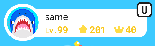 タイピングランドのレベルが99になった画像